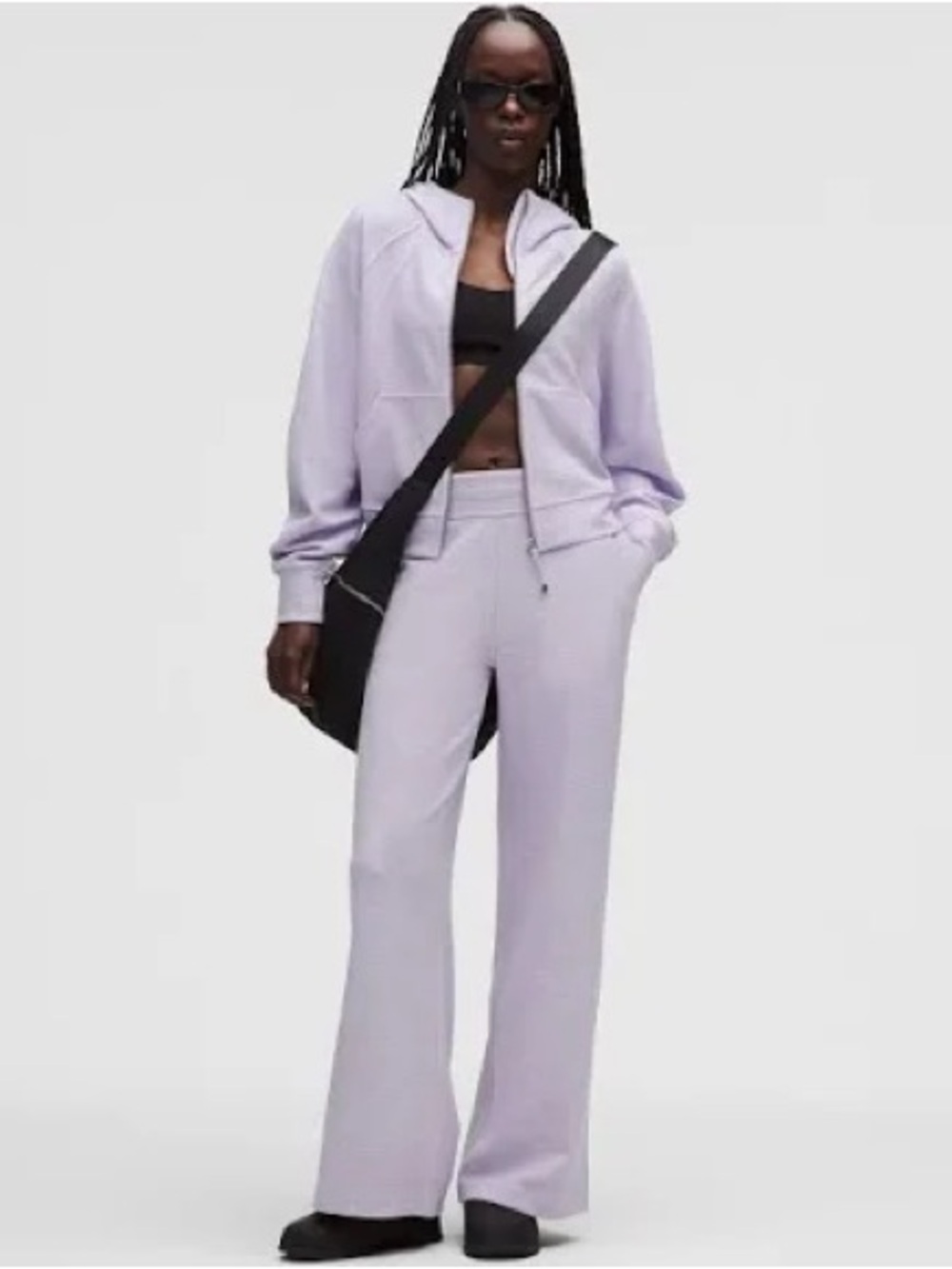 lululemon athletica Lavender Wide-Leg Lounge Pants